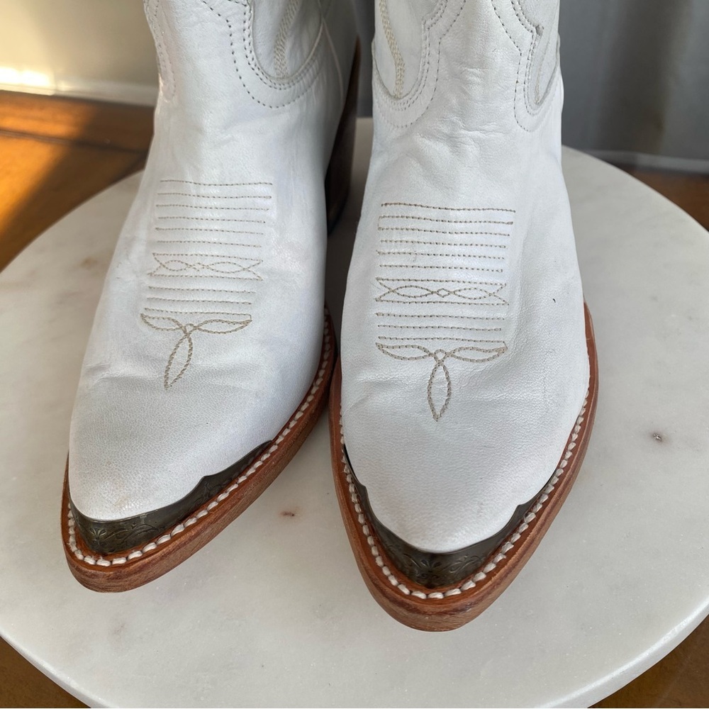 Idyllwind Women's Wheels White Western Boots 11B - Picture 4 of 10